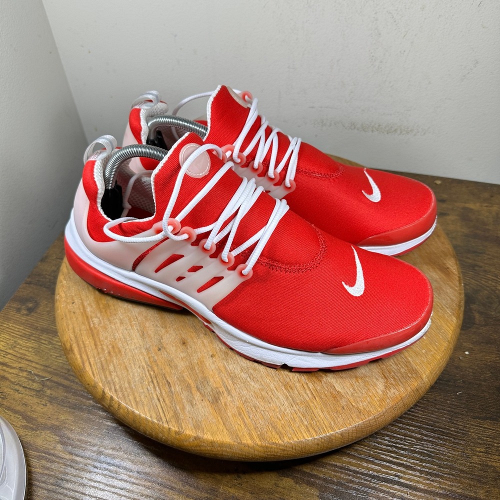 Nike Air Presto Comet Red Mens Size L 11-12 Red White Sneakers 305919-611